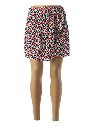 Jupe courte doublure bleu MOLLY BRACKEN femme