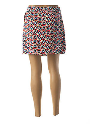 Jupe courte doublure bleu MOLLY BRACKEN femme