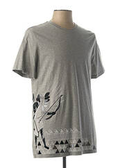 T-shirt gris VERSACE JEANS COUTURE pour homme seconde vue