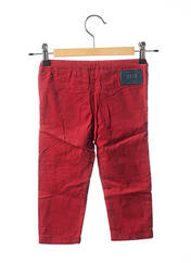 Pantalon droit rouge 3 POMMES pour garçon seconde vue