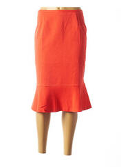Jupe mi-longue orange MARGA NOVAS pour femme seconde vue
