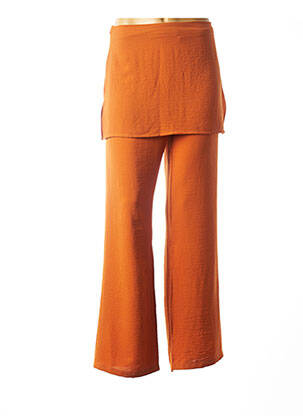 Pantalon droit orange LO! LES FILLES pour femme