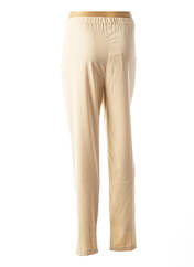 Pantalon slim beige POUPEE CHIC pour femme seconde vue