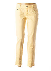 Pantalon slim jaune BETTY AND CO pour femme seconde vue
