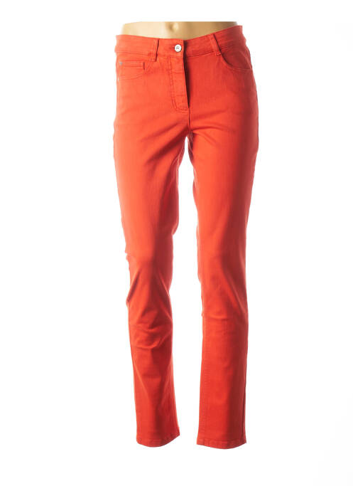 Jeans coupe slim orange BASLER pour femme