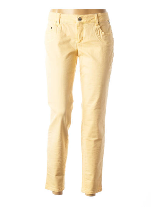 Pantalon slim jaune BETTY AND CO pour femme