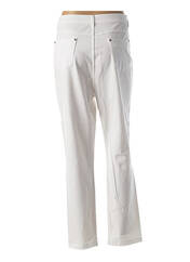Pantalon droit blanc MARBLE pour femme seconde vue
