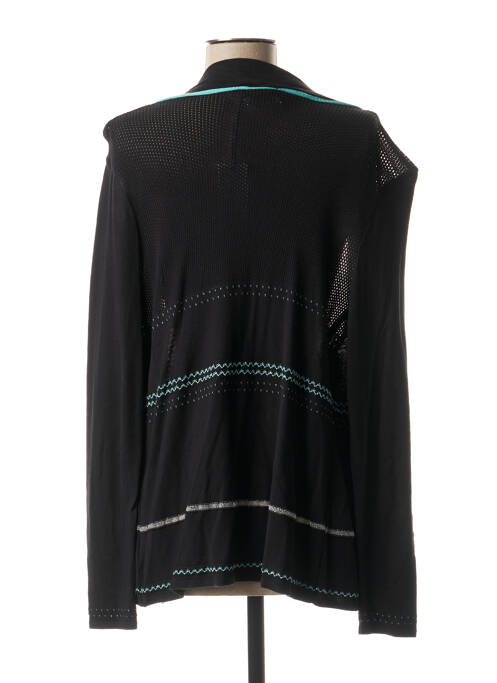 Gilet manches longues noir QUATTRO pour femme