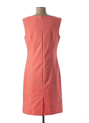 Robe mi-longue sans manche sans manche orange QUATTRO femme