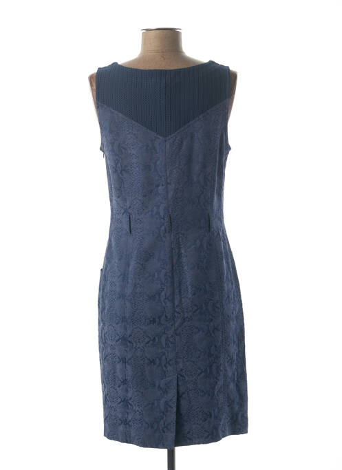 Robe mi-longue bleu QUATTRO pour femme