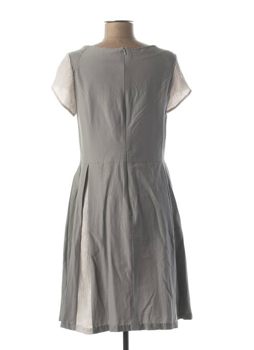 Robe mi-longue gris QUATTRO pour femme