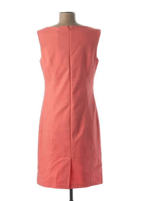 Robe mi-longue orange QUATTRO pour femme