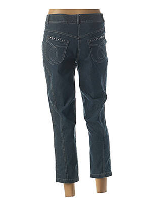 Jeans coupe droite taille normale taille normale bleu QUATTRO femme