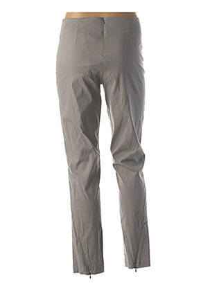 Pantalon droit stretch taille normale gris QUATTRO femme
