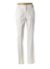 Pantalon droit blanc QUATTRO pour femme seconde vue