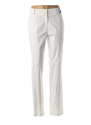 Pantalon droit blanc QUATTRO pour femme