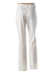 Pantalon droit blanc QUATTRO pour femme seconde vue