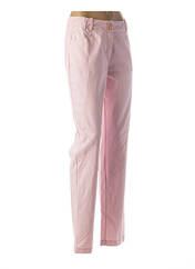Pantalon droit rose QUATTRO pour femme seconde vue