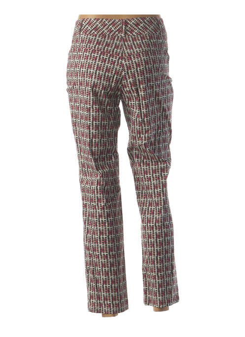 Pantalon droit stretch taille normale rose QUATTRO femme