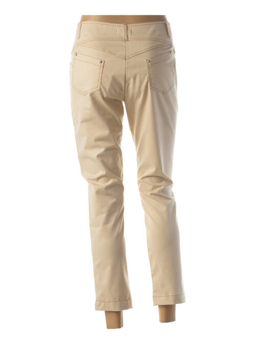 Pantalon 7/8 beige QUATTRO pour femme