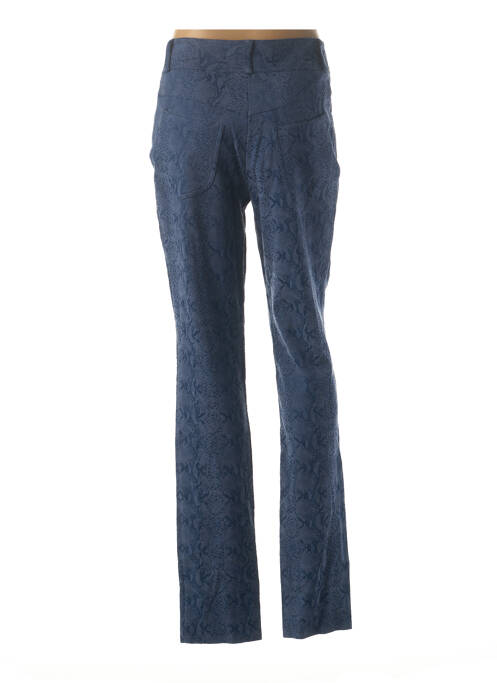 Pantalon droit bleu QUATTRO pour femme