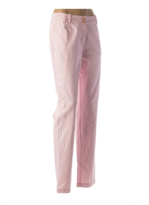 Pantalon droit rose QUATTRO pour femme