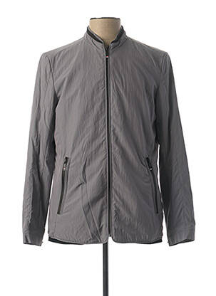 Veste casual poignets pressionnés gris PARTNER'S homme