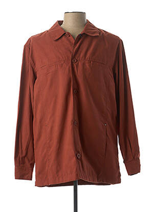 Veste casual fermeture boutonnée sur le devant marron PARTNER'S homme
