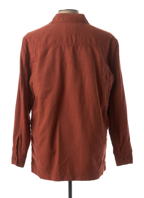 Veste casual fermeture boutonnée sur le devant marron PARTNER'S homme