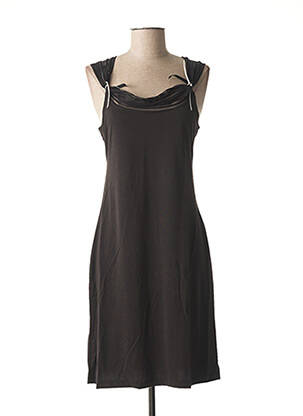 Robe courte sans manche sans manche noir LO! LES FILLES femme