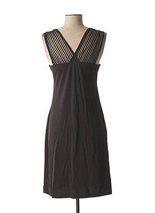 Robe courte sans manche sans manche noir LO! LES FILLES femme