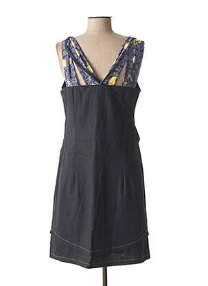 Robe mi-longue sans manche sans manche bleu LO! LES FILLES femme
