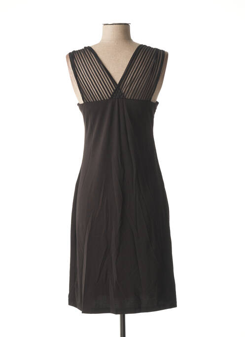 Robe courte sans manche sans manche noir LO! LES FILLES femme