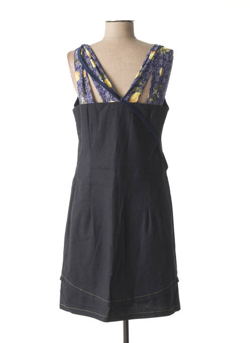 Robe mi-longue sans manche sans manche bleu LO! LES FILLES femme