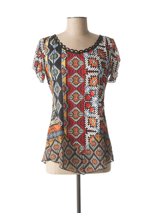 Top manches courtes manches courtes orange LO! LES FILLES femme