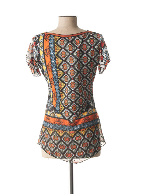 Top manches courtes manches courtes orange LO! LES FILLES femme