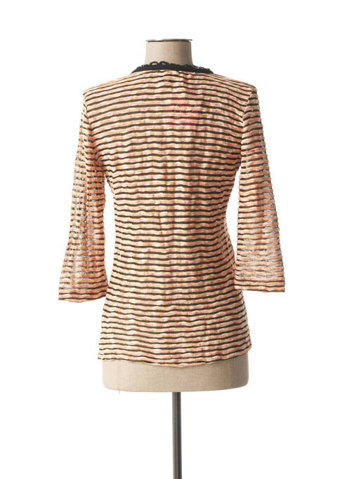 Gilet manches longues rose LOLESFILLES pour femme