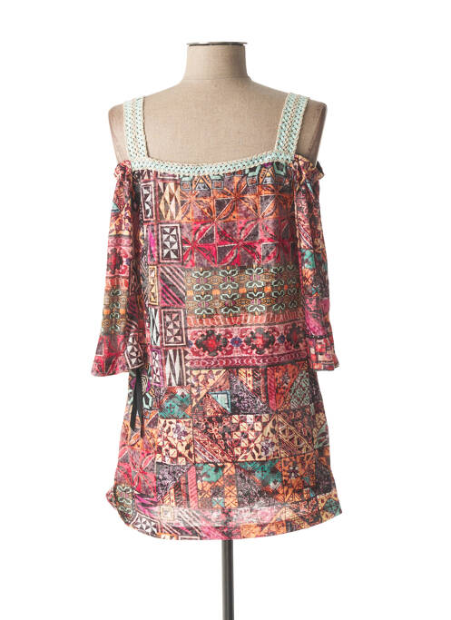 Tunique manches courtes rose LOLESFILLES pour femme