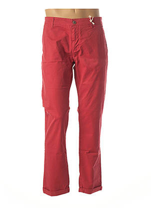 Pantalon chino rouge CHINO AUTHENTIC pour homme