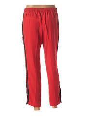 Pantalon droit rouge VIE TA VIE pour femme seconde vue