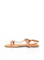 Sandales/Nu pieds orange CHICMUSE pour femme seconde vue