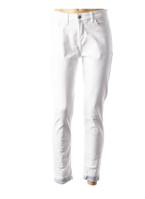 Jeans coupe slim blanc TIFFOSI pour femme