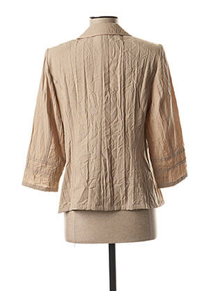 Veste casual epaulette beige FRANCE RIVOIRE femme