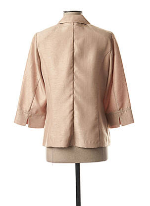 Veste casual col tailleur beige GUY DUBOUIS femme