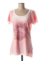 T-shirt rose MONTE CARLO pour femme seconde vue