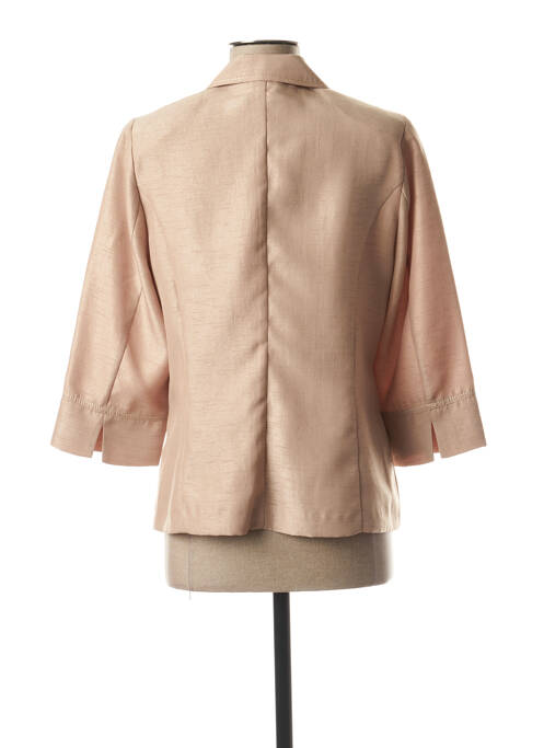 Veste casual col tailleur beige GUY DUBOUIS femme