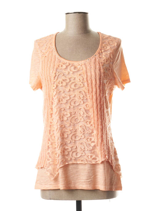 Top orange KALISSON pour femme