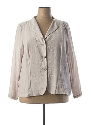 Veste casual epaulette gris IMPULSION femme