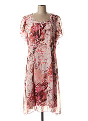 Robe mi-longue rose GUY DUBOUIS pour femme seconde vue