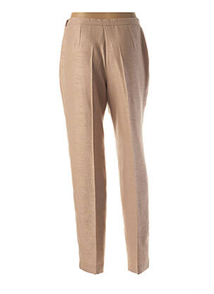 Pantalon droit taille normale taille normale beige FRANCE RIVOIRE femme
